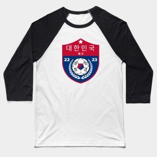 South Korea Football Baseball T-Shirt